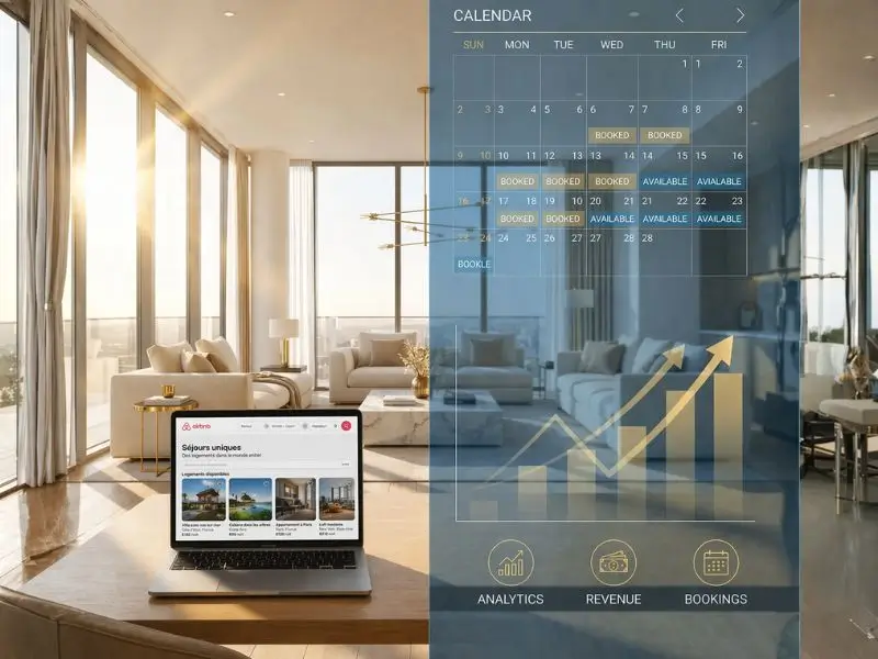 Création et optimisation annonces Airbnb Booking.com location saisonnière