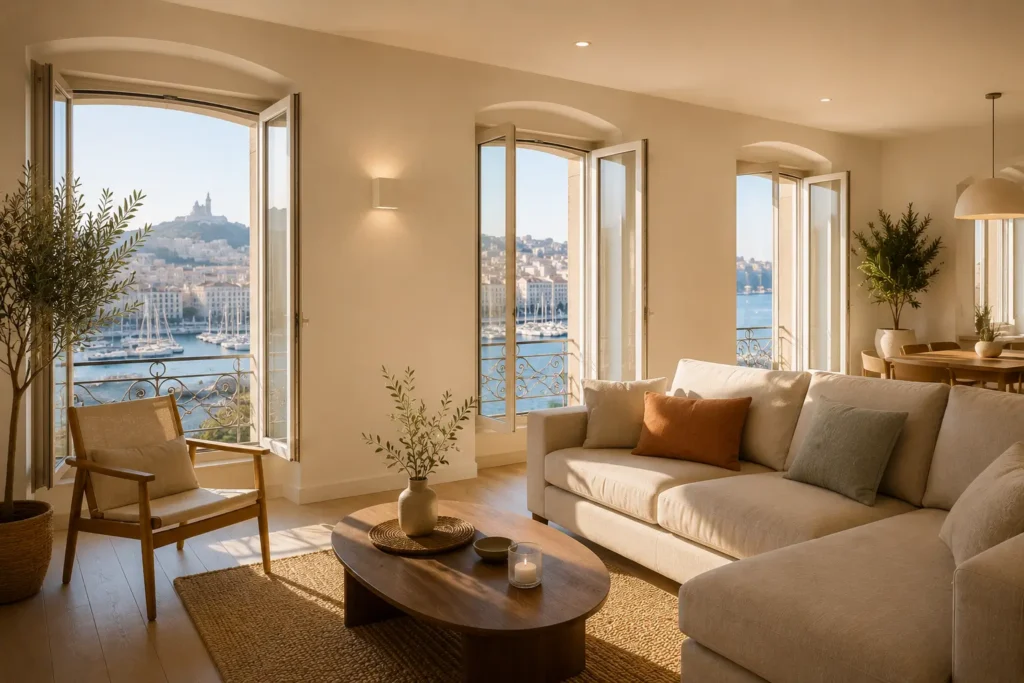 Appartement en location courte durée à Marseille avec vue sur la mer - CocoonHôte