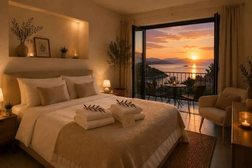 Chambre d'appartement en location courte durée sur la Côte d'Azur - CocoonHôte conciergerie Airbnb
